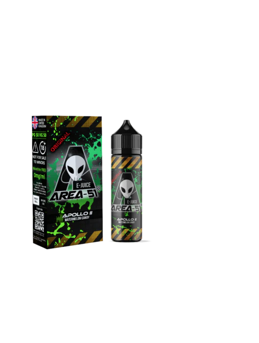 AREA 51 E-LIQUID ALL FAVOURS AVAILABLE 100ML - Image 2