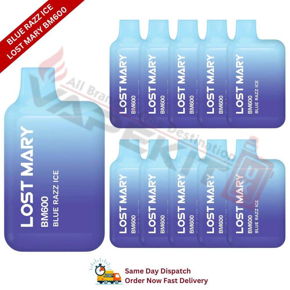 Lost Mary BM600 Prefilled Vape Blue Razz Ice: Buy now at £5.99!