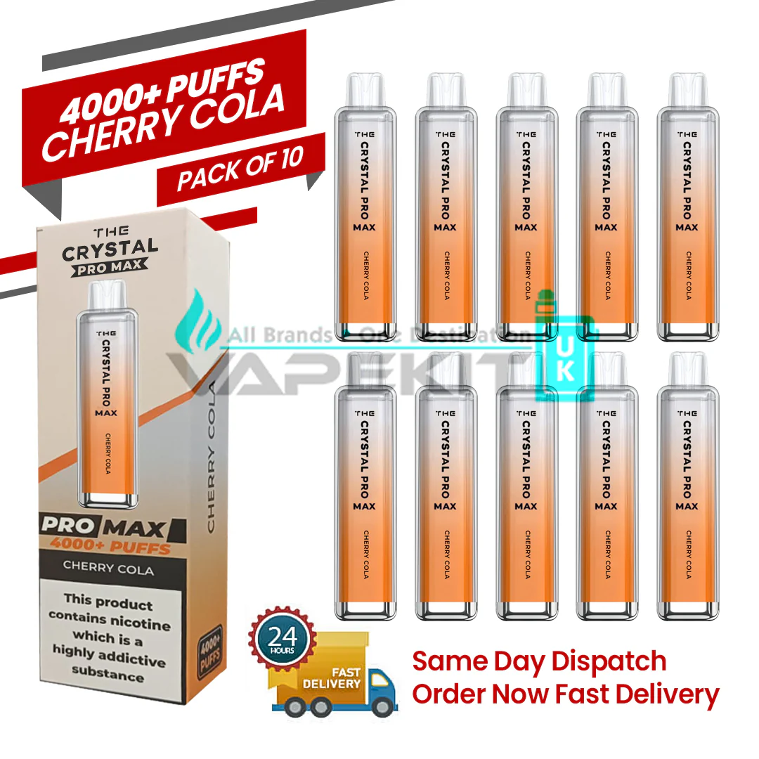 Cherry Cola 4k Crystal Pro Max Prefilled Vape