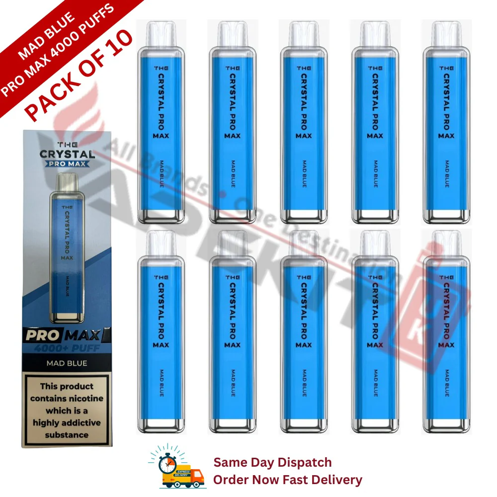 Crystal Pro Max Bar 4000 Puffs Mad Blue