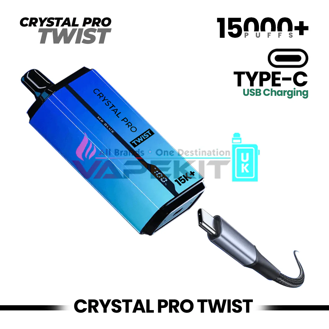 Crystal Pro Twist 15000 Puffs Dual Delight Prefilled Vape Device - Image 2
