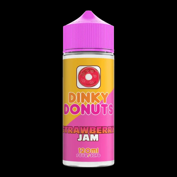 DINKY DONUTS DOUGHNUT E LIQUID 120ML 70/30 SHORT FILL - Image 3