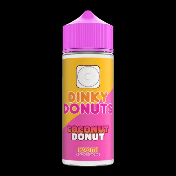 DINKY DONUTS DOUGHNUT E LIQUID 120ML 70/30 SHORT FILL - Image 4