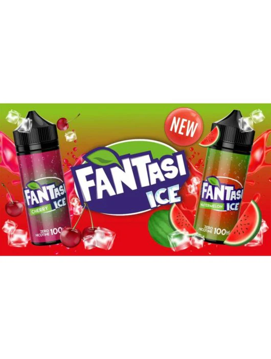 FANTASI Ice Premium E-Cig Liquid 100ML 0MG Vaping Juice 70/30 UK SELLER (TPD)