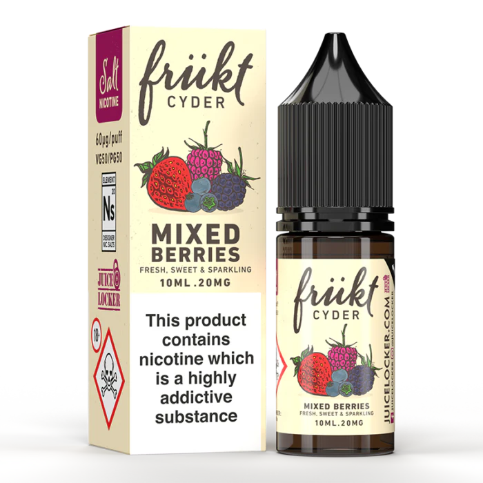 FRUKT CYDER PREMIUM VAPE JUICE E LIQUID 100ML - Image 5