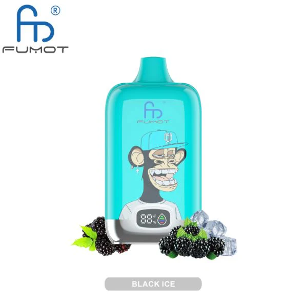 Fumot Digital Box 12000 Puffs Black Ice Prefilled Vape- £11.99