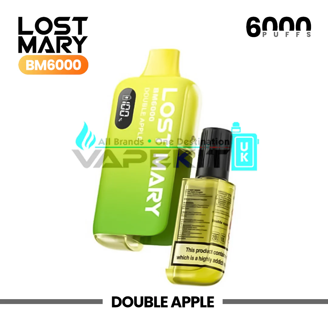Lost Mary BM6000 Double Apple Flavour Prefilled Pod | £9.95