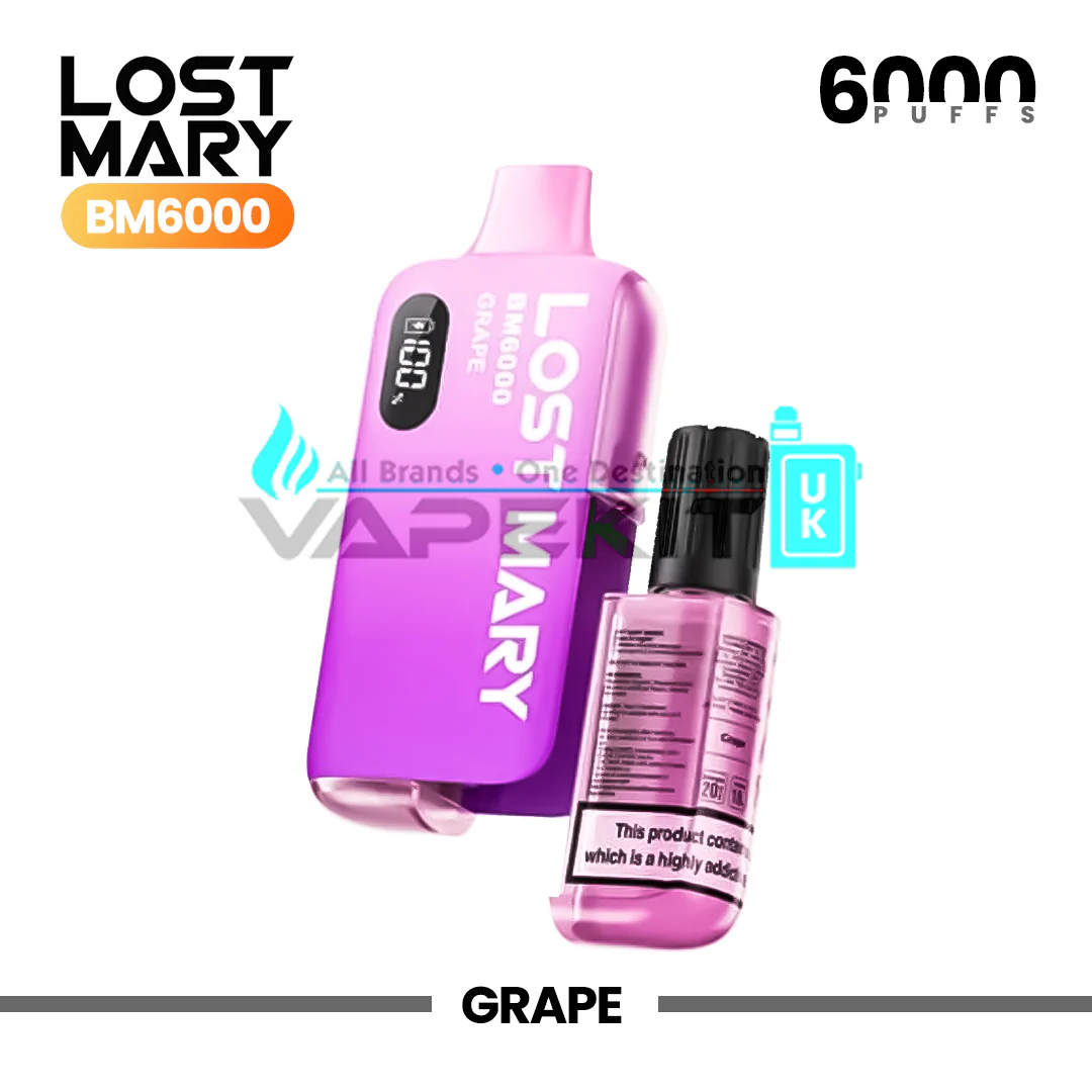 Lost Mary BM6000 Grape Prefilled Pod | Only £9.95