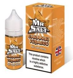 Mr.Salt Caramel Tobacco 10ml - Only for £2.99 CHEAPEST!