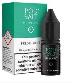 Pod Salt 10ml Fresh Mint Nic Salt- Just for £1.99 Cheapest!