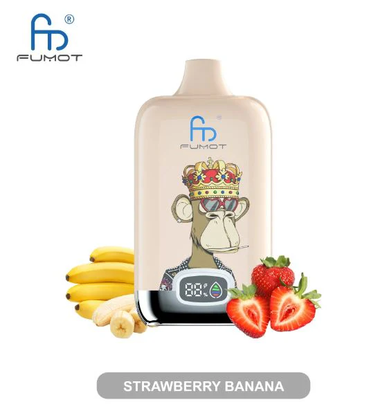 RandM Fumot 12k Puffs Strawberry Banana Vape- Only for £11.99