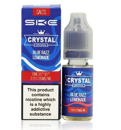 SKE Crystal E-liquid Nic Salts Blue Razz Lemonade