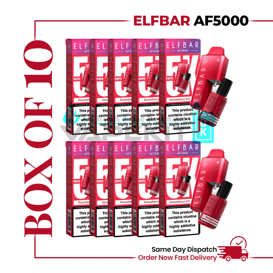 Strawberry Ice ELF BAR AF5000 Vape Kit