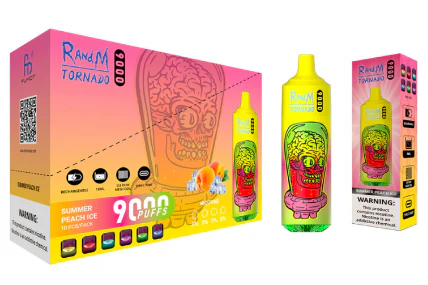 RandM Tornado 9000 Summer Peach Ice - Buy Now! - Image 2