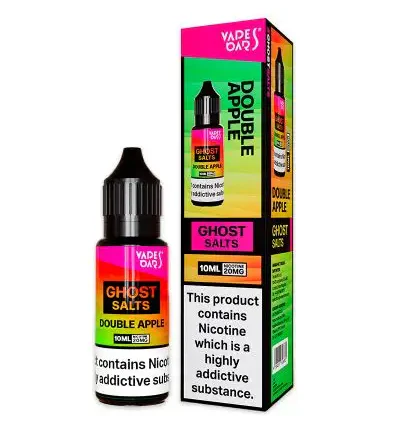 Vapes Bars Ghost Nic salts Double Apple - Only for £2.49 BIG SAVING!
