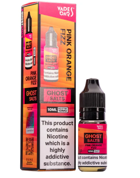 Vapes Bars Ghost Nic salts Pink Orange Fizz - Only for £2.49 BIG SAVING!