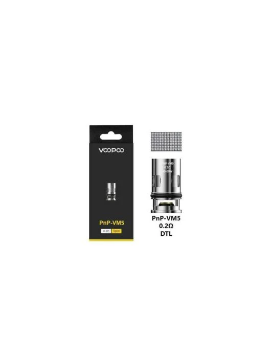 VooPoo PnP Coils VM1 VM3 VM4 VM5 VM6 M1 M2 R1 R2 TR1 TM1 TM2 DM2 DM1 4 TPP Tank - Image 10