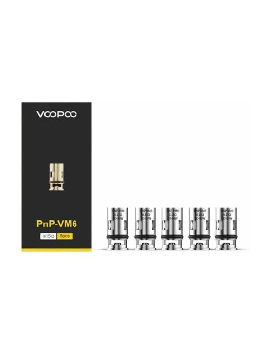 VooPoo PnP Coils VM1 VM3 VM4 VM5 VM6 M1 M2 R1 R2 TR1 TM1 TM2 DM2 DM1 4 TPP Tank - Image 11